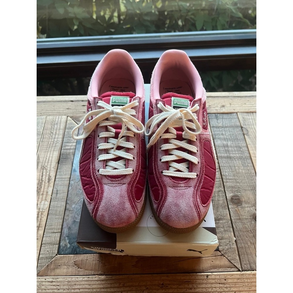 Kidsuper x Puma brazil sneaker "Dark Crimson/Alpine Snow" - Picture 6 of 8